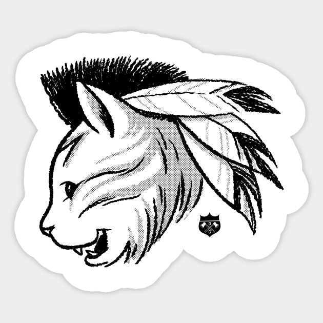 Last of the Meowhicans Sticker by GiMETZCO!